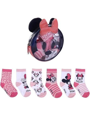 cerda_pack_calcetines_minnie_mouse_5_piezas_talla_15/16_multicolor_para_bebé_8427934571086_oferta