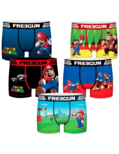 freegun_set_de_5_calzoncillos_boxer_mario_bros_para_hombre_de_microfibra_8434652208057_oferta