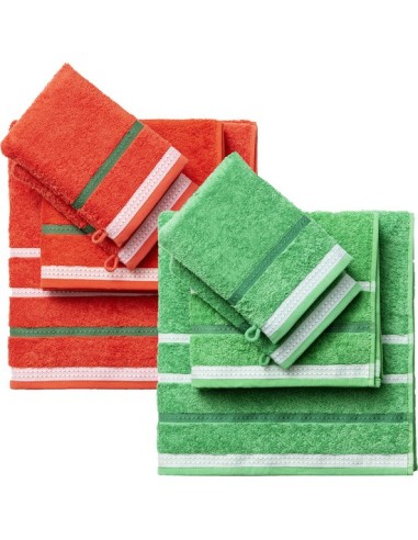 benetton_pack_de_2_set_de_4_toallas_de_baño_en_color_rojo_y_verde_a_rayas