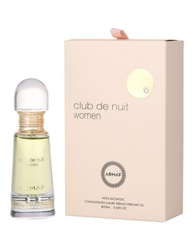 Perfume Oil ARMAF Club De Nuit Non-Alcoholic 20ml - Fragancia Unisex Duradera