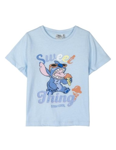 cerda_camiseta_de_manga_corta_infantil_stitch_azul_claro_talla_6_años_8445484379600_oferta