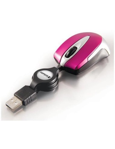 Raton optico go mini travel rosa 49021 kiwiku.com