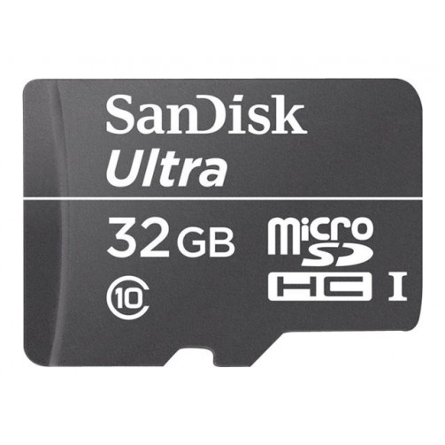 SanDisk Ultra - Cartão de memória Flash (adaptador microSDXC para SD  Incluído) - 32 GB - UHS-I / Class10 - microSDHC UHS-I