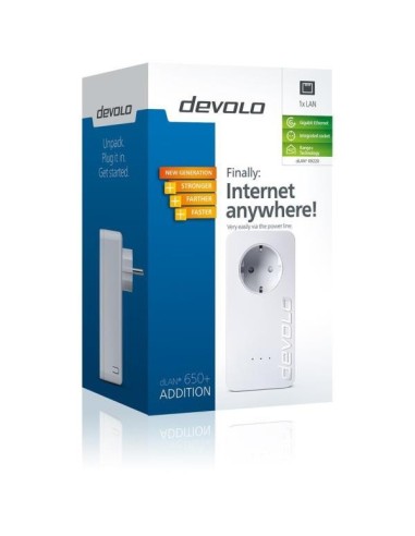 Devolo dLAN 650+ PLC - Puente conectable en la pared: Devolo: Kiwiku.com: Informática