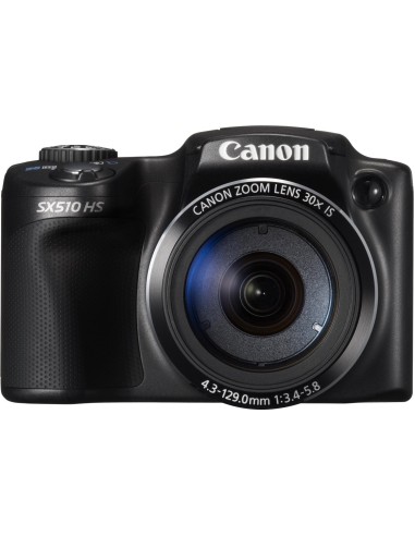 Canon Powershot SX510 HS - Cámara compacta de 12.1 Mp Negro