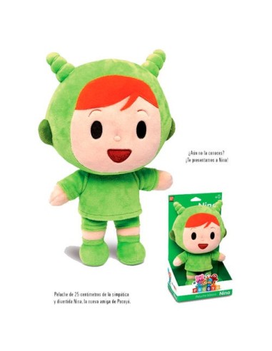 Peluche nina pocoyo 26cm  kiwiku.com