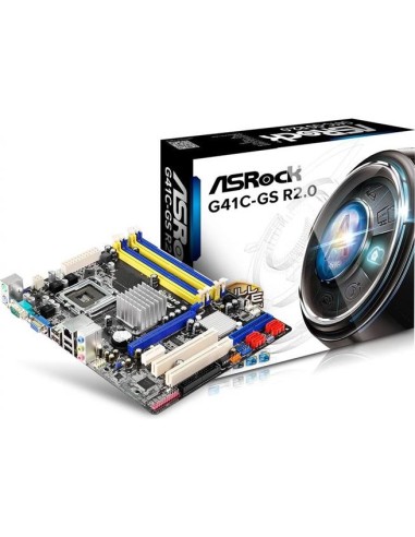 Ofertón Placa Base Asrock S775 G41C-GS M-ATX DDR2/DDR3