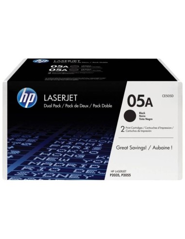 Oferta HP CE505D HP Toner/05A negro 2 Pack original | kiwiku