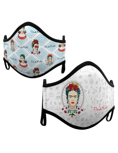 Oferta -   Pack 2 mascarillas frida kahlo surtido adulto