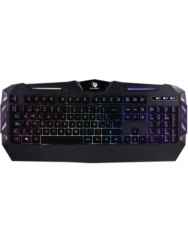 Teclado Gaming Deepgaming Colorkey RGB Coolbox COO-DGTEC01