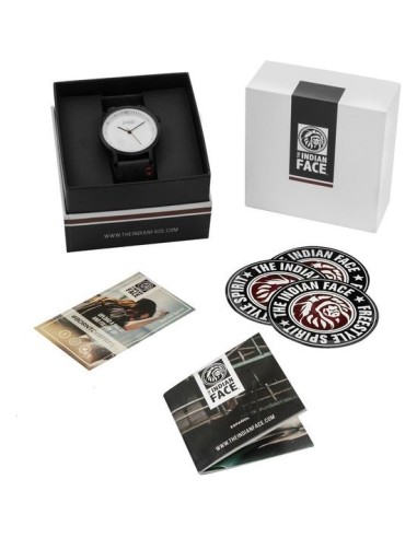 Oportunidad THE INDIAN FACE 62727 Reloj scope black and white - pulsera negra