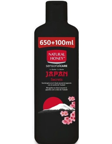 Oportunidad NATURAL HONEY  JAPAN SECRETS gel de ducha 750 ml