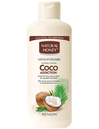 Gel de Baño NATURAL HONEY SensorialCare Coco 650 ml - Hidratación y Suavidad