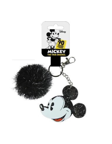 Oferta - Cerda 2600000236 Llavero acrilico pompom mickey cara, Color Negra