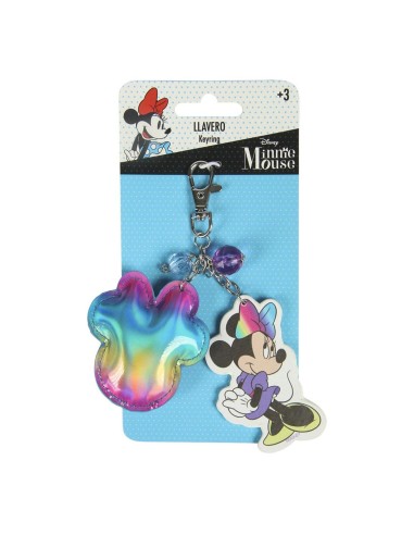 Ofertón Cerda 2600000871_TU-C20 Llavero 3d minnie,Arco Iris, Talla T.UNICA