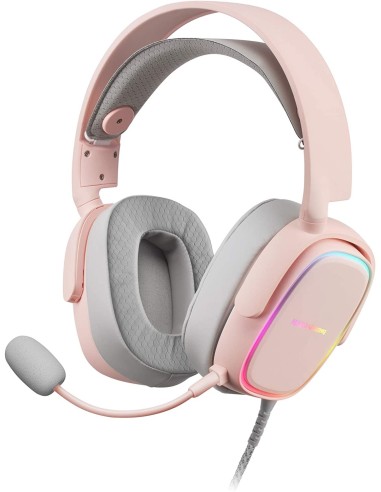 Comprar Auriculares Mars Gaming Mhax RGB Jack 3,5mm Rosa