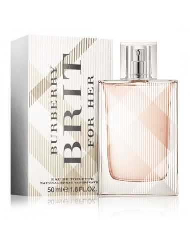 Mejor Precio en BURBERRY  Burberry Brit For Her Eau De Toilette 50 Ml  Woman