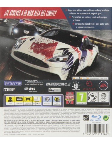 Need For Speed: Rivals: Playstation 3: Kiwiku.com: Videojuegos